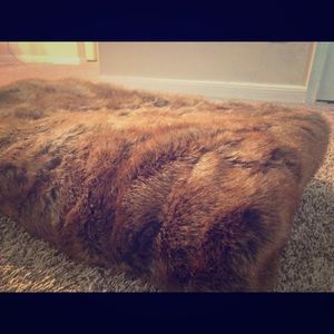 Luxe Faux Fur Oversize Throw Blanket